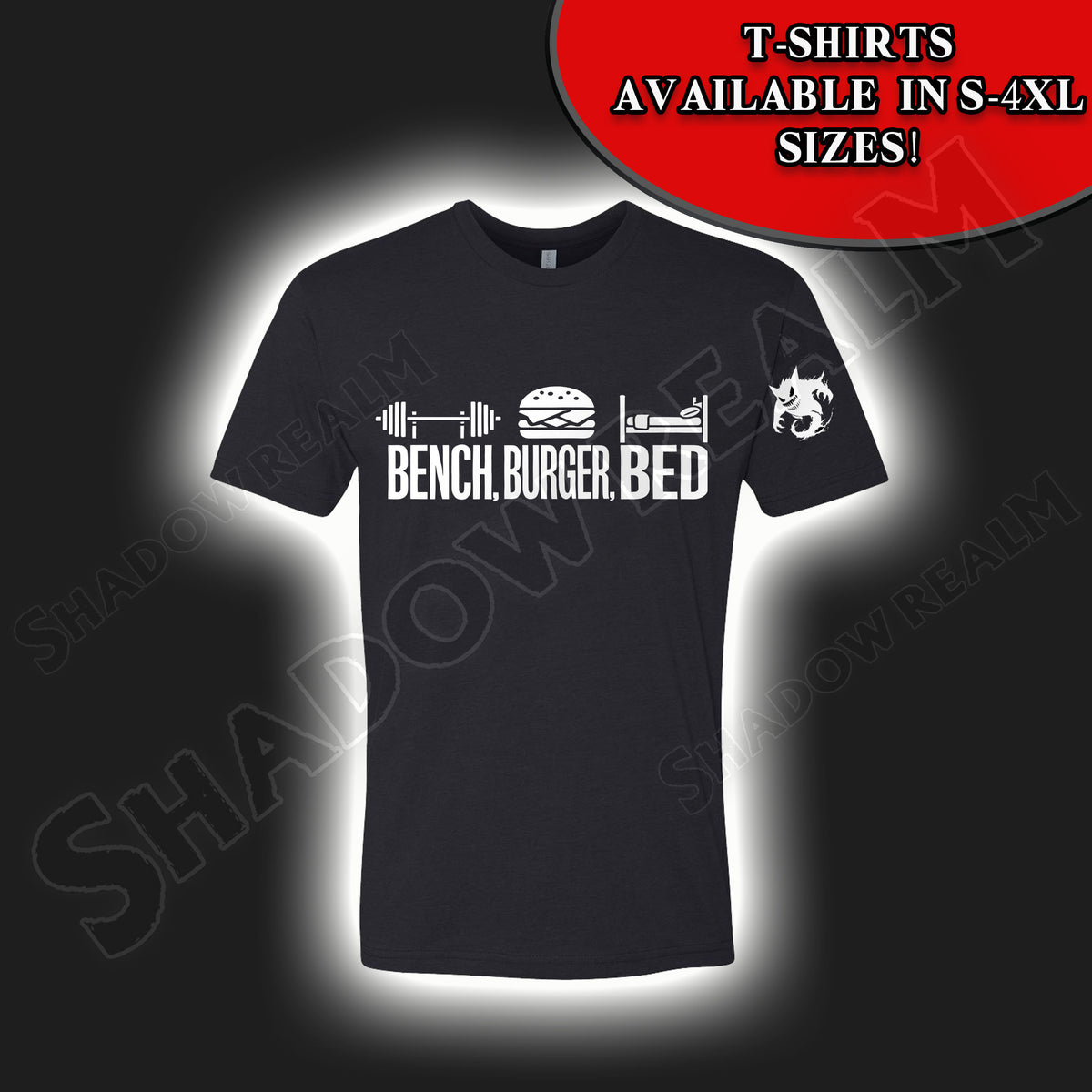 Bench, Burger, Bed